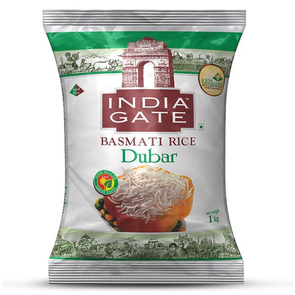 Gạo IndiaGate Basmati Rice Dubar (1Kg)